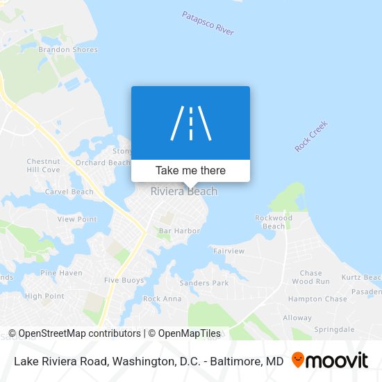 Lake Riviera Road map