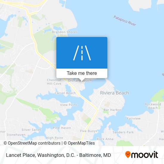 Lancet Place map