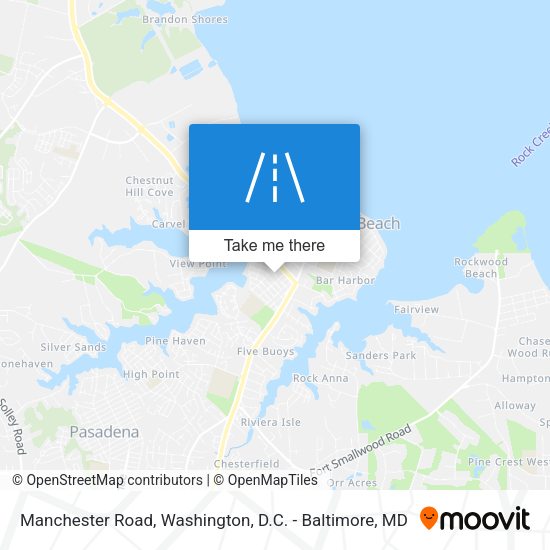 Manchester Road map