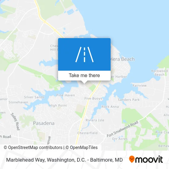 Marblehead Way map