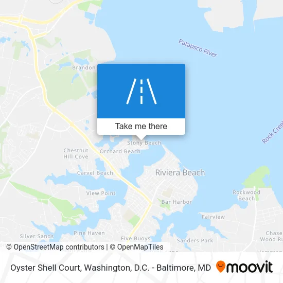 Oyster Shell Court map