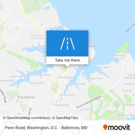 Mapa de Penn Road