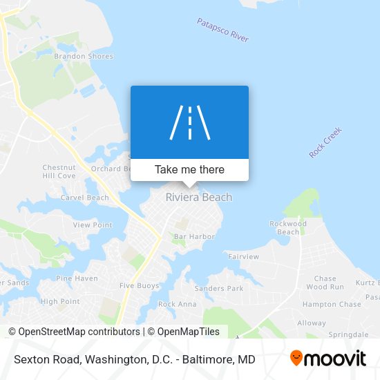 Sexton Road map