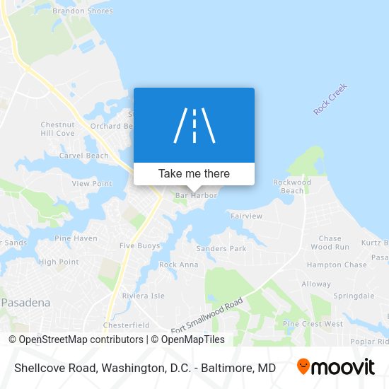 Mapa de Shellcove Road
