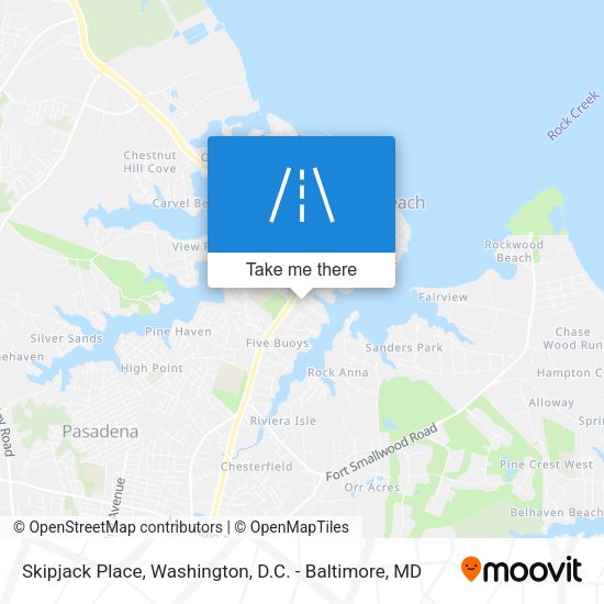 Skipjack Place map