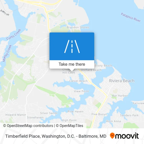 Timberfield Place map