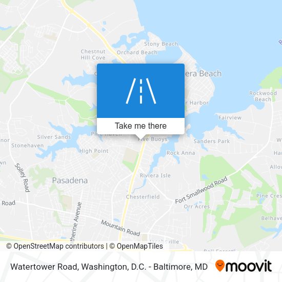 Mapa de Watertower Road
