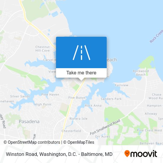 Winston Road map