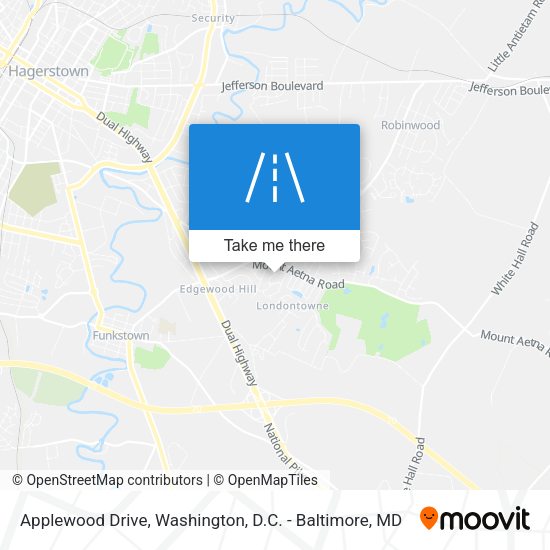 Applewood Drive map