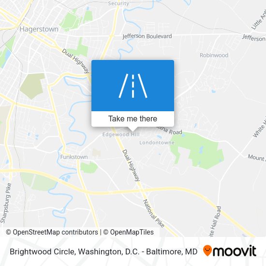 Brightwood Circle map