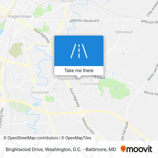 Mapa de Brightwood Drive