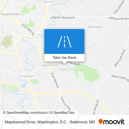 Maplewood Drive map