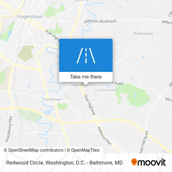 Redwood Circle map