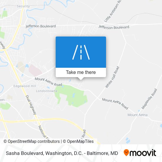 Mapa de Sasha Boulevard