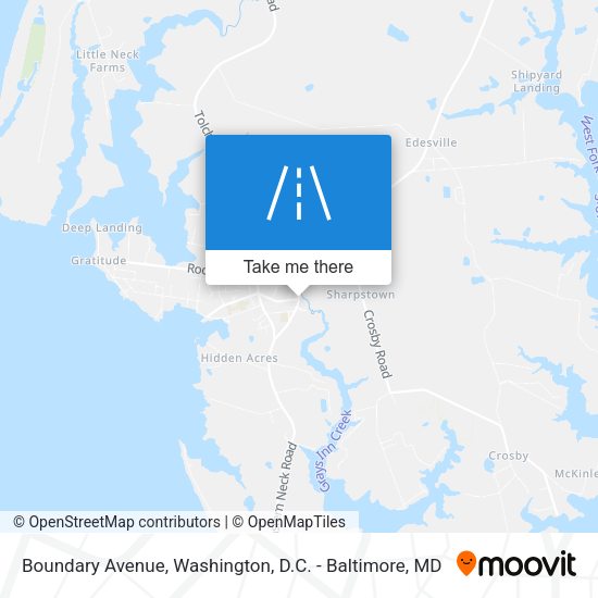 Boundary Avenue map
