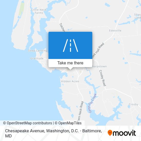 Mapa de Chesapeake Avenue