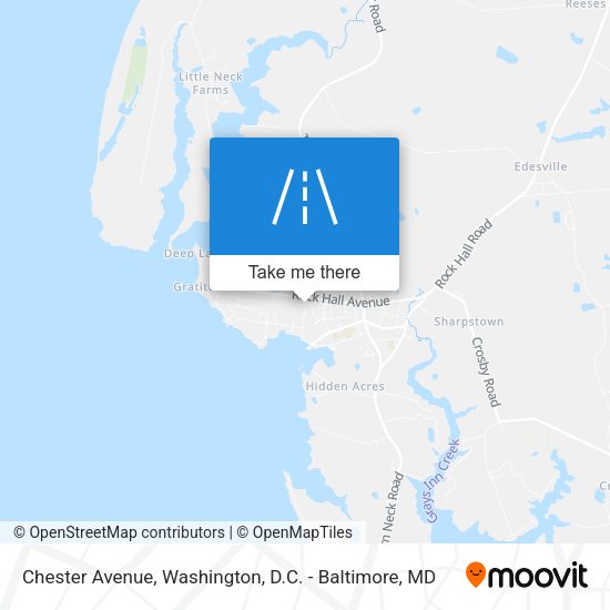 Chester Avenue map