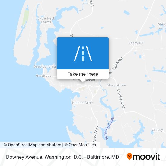 Downey Avenue map