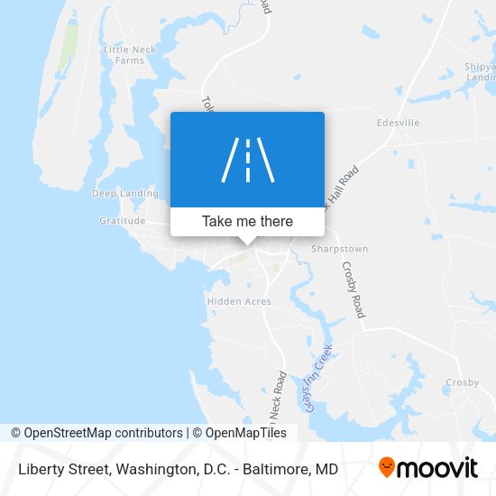 Mapa de Liberty Street