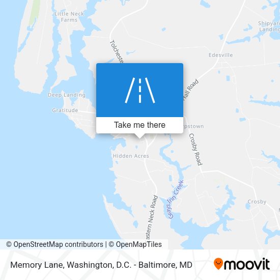 Memory Lane map