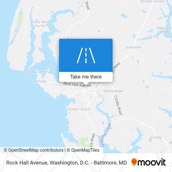 Rock Hall Avenue map