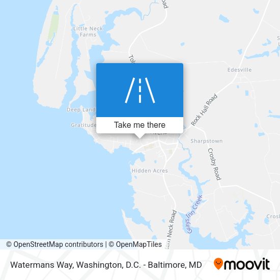 Watermans Way map