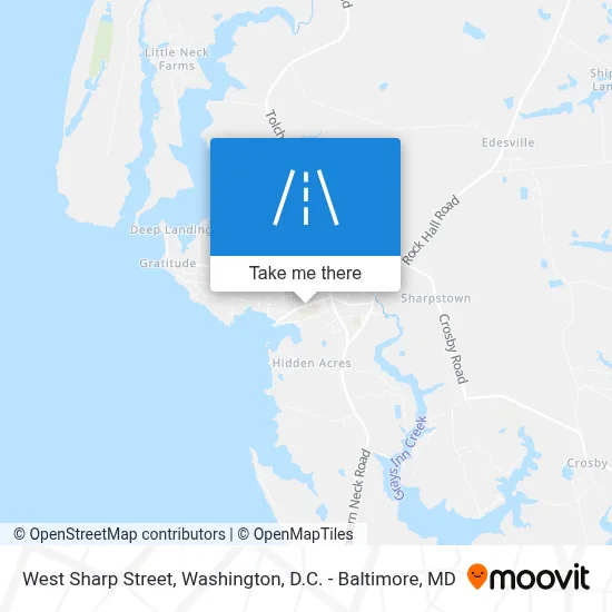 West Sharp Street map