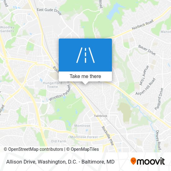 Allison Drive map