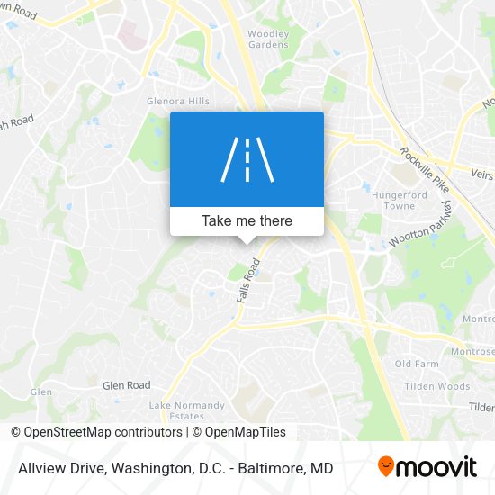 Allview Drive map