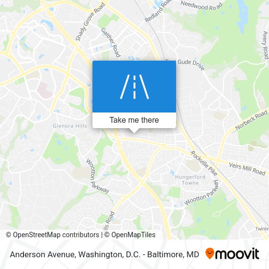 Mapa de Anderson Avenue