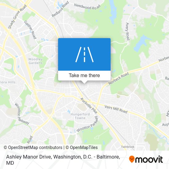 Ashley Manor Drive map