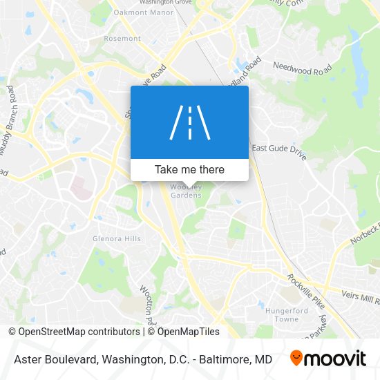 Aster Boulevard map