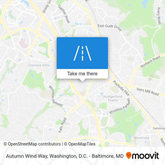 Autumn Wind Way map