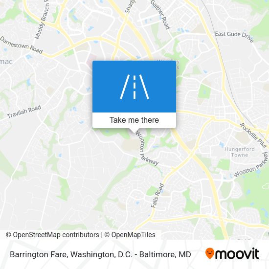 Barrington Fare map