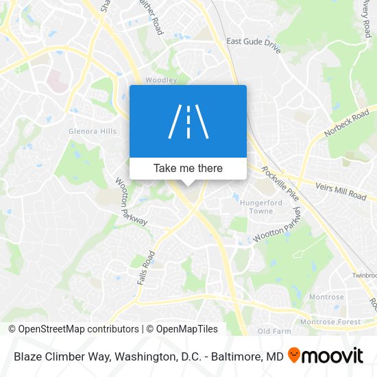 Blaze Climber Way map