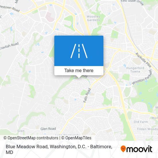 Blue Meadow Road map
