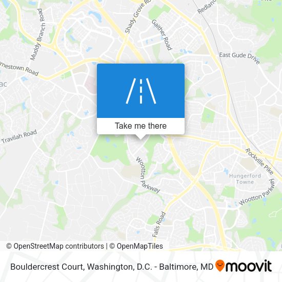 Bouldercrest Court map