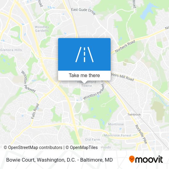 Bowie Court map