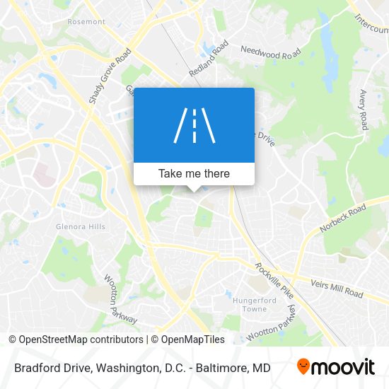 Mapa de Bradford Drive