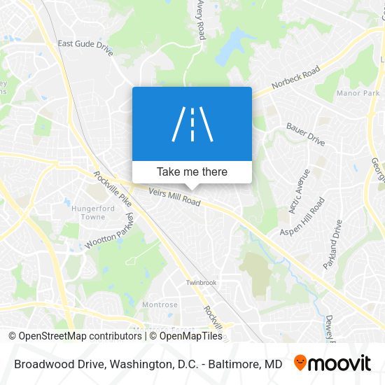 Mapa de Broadwood Drive