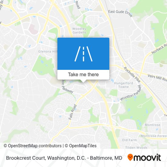 Mapa de Brookcrest Court