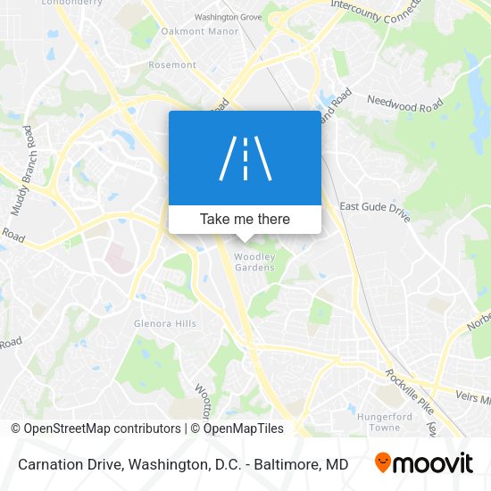 Carnation Drive map