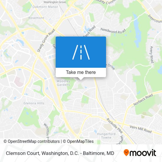 Clemson Court map