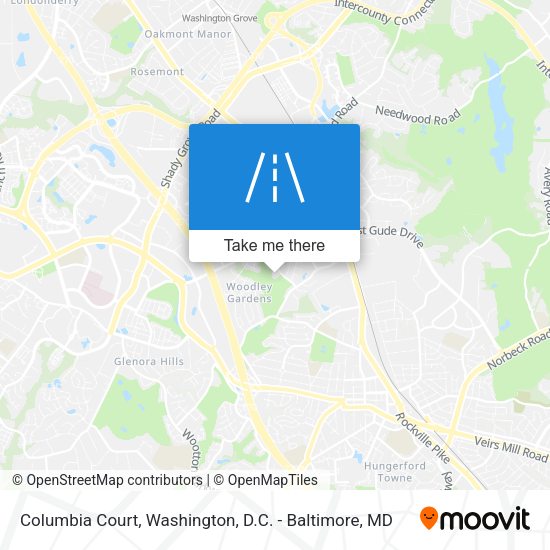 Columbia Court map