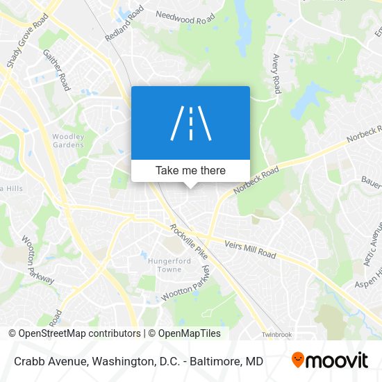 Crabb Avenue map