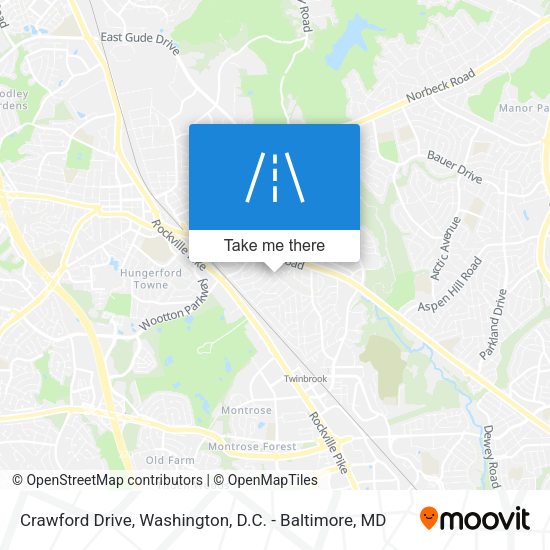 Mapa de Crawford Drive