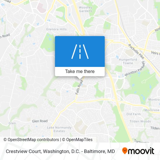 Mapa de Crestview Court