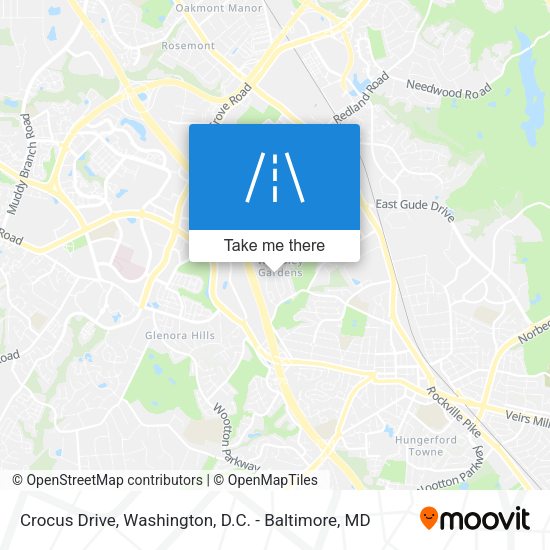 Crocus Drive map