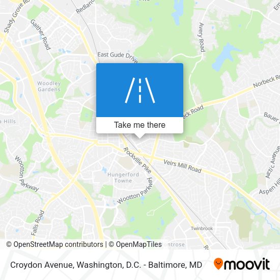 Croydon Avenue map