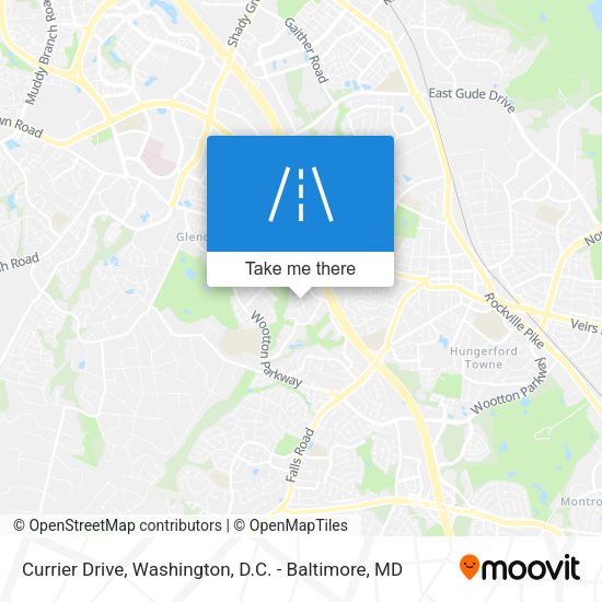 Currier Drive map